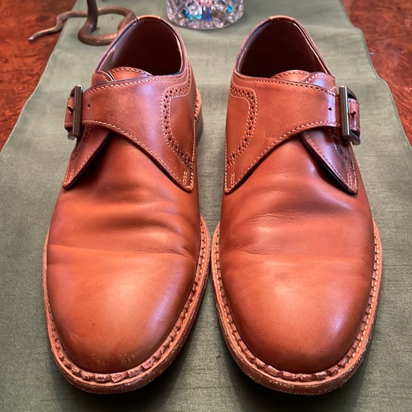 Johnston & Murphy Shoes Mens Johnston Murphy Tan Monkstrap Shoes